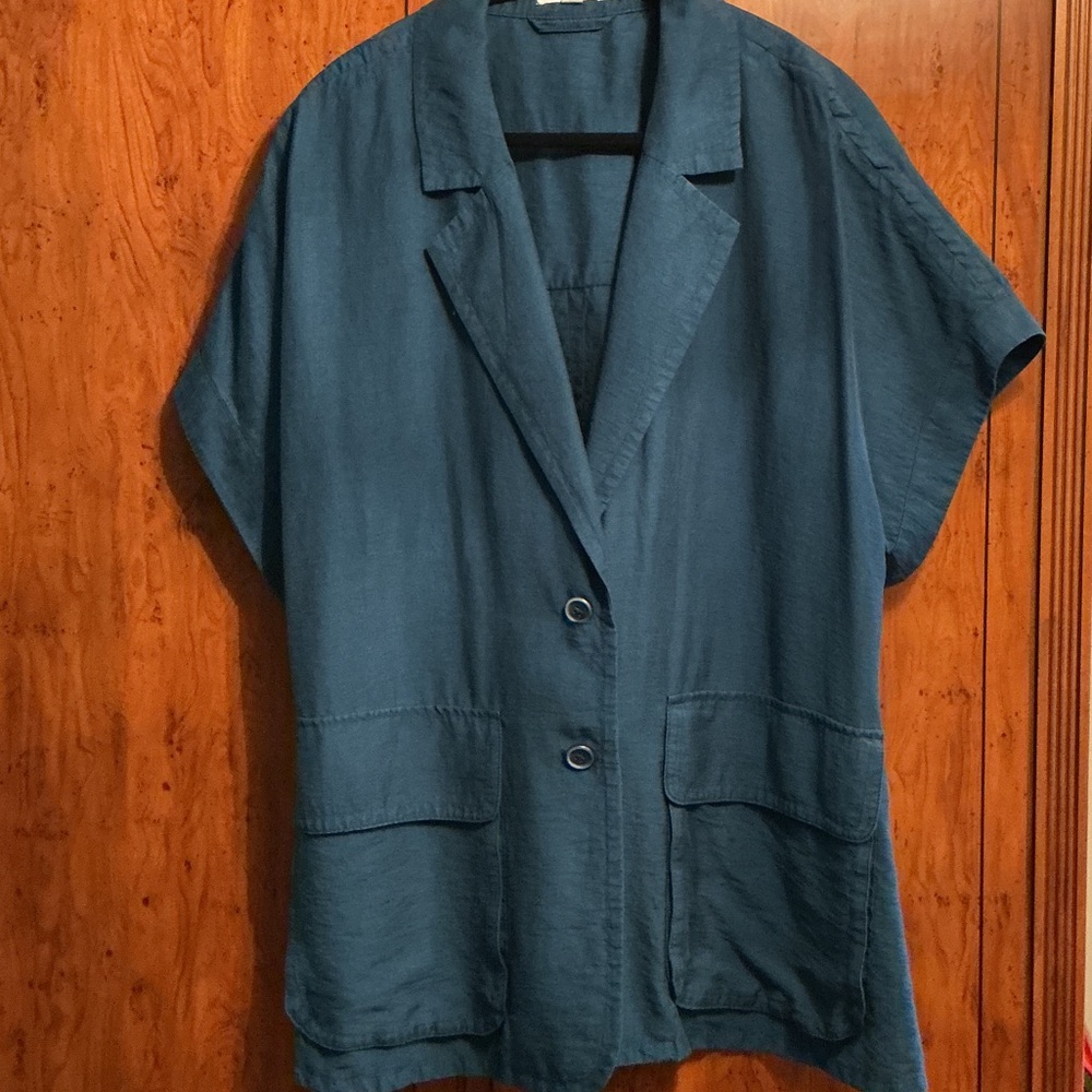 Chico's Blue Wide Leg Pantsuit
